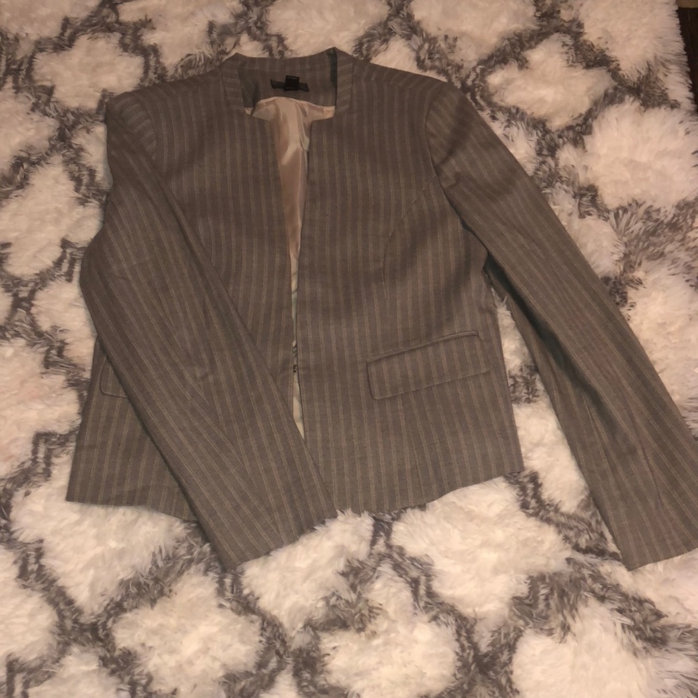 Striped women's blazer